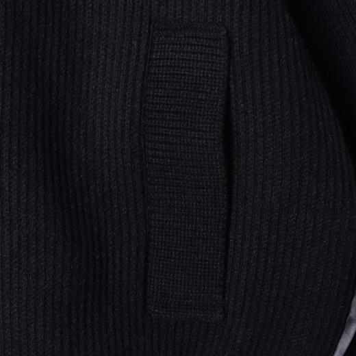 X022SDSA男士秋冬新款痞帅男装简约纯色立领毛衣羽绒服外套百搭时尚 商品图2