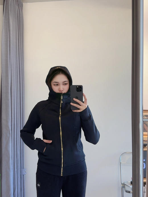 非质量问题不退换Lulu Scuba 女士修身款拉链连帽衫(EJ) 商品图8