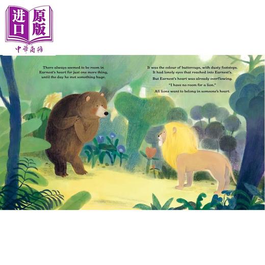 【中商原版】内心强大的熊 Hoang Giang Bear Heart 英文原版 儿童动物故事绘本 亲子读物 图画故事书 进口精装童书 3岁以上 商品图1