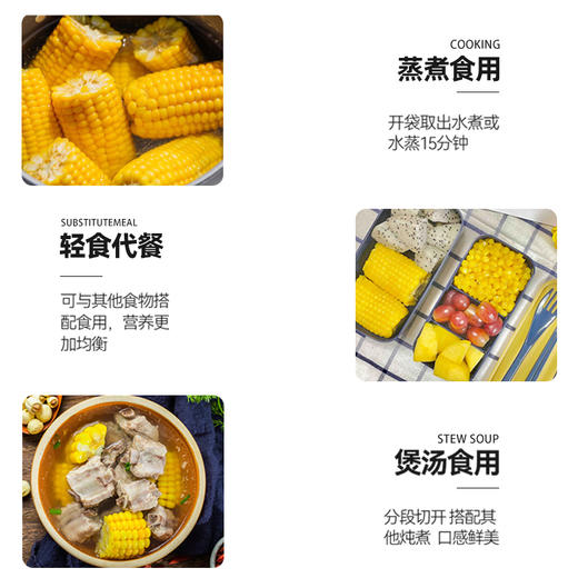 【醒粉福利24.9元5斤共8大根】【吉林黄甜糯玉米】粒大饱满原香浓郁 糯叽叽巨好吃 商品图4