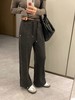 D120237秋冬季加绒松紧抽绳高腰糯米裤女款长裤 商品缩略图6