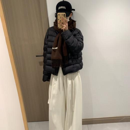 2025新款百搭90白鸭绒轻薄巨好看连帽排骨羽绒服 商品图4