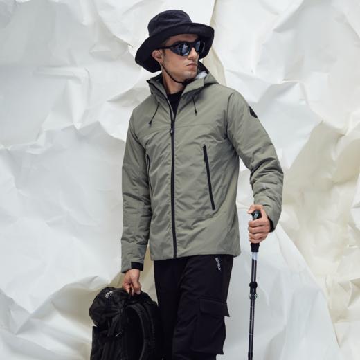 秋冬爆款【气凝胶抗寒服】素湃男女款气凝胶抗寒服 银巢升温 透气不闷 防风防暴雨 自带温度计大口袋A5301 商品图4