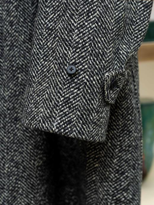 Atelier Lavoro 灰色人字纹巴尔马肯大衣 商品图4