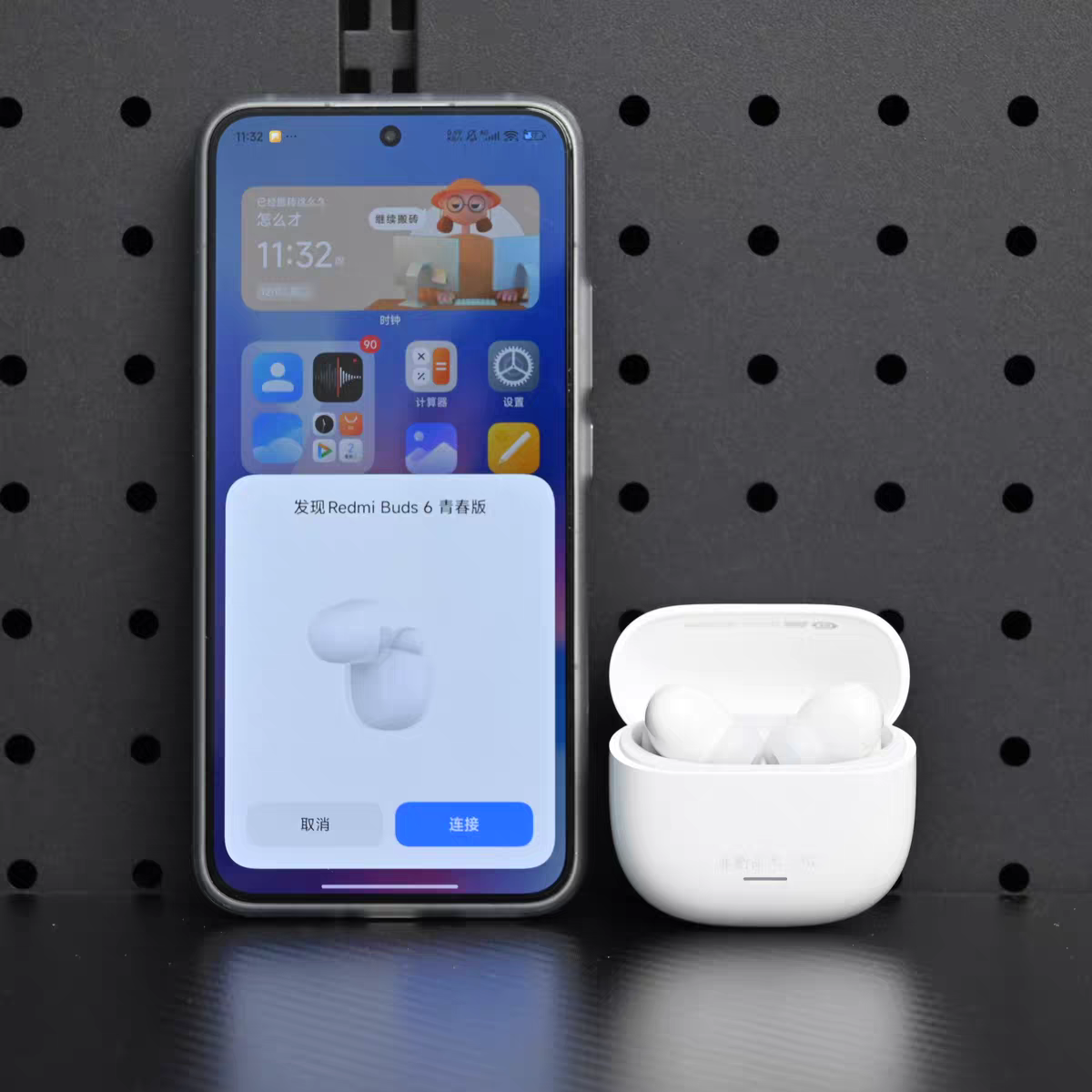 【95新】Red mi Buds6青春版无线蓝牙耳机入耳式主动降噪EQ音效调节