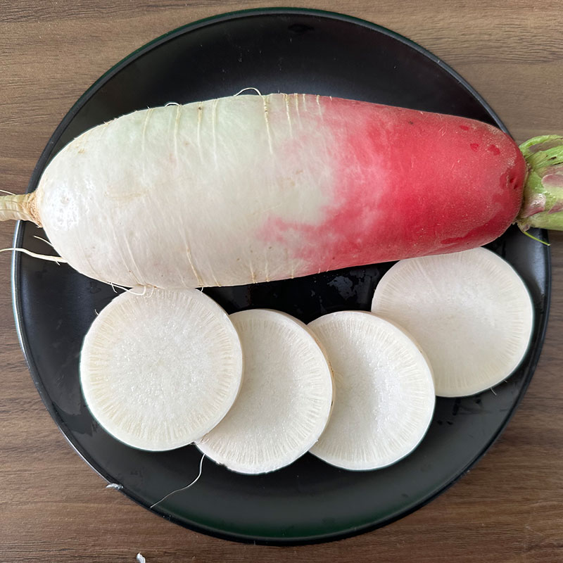 五峰高山当季新鲜蔬菜水果萝卜白萝卜白皮红皮带泥混装随机发货