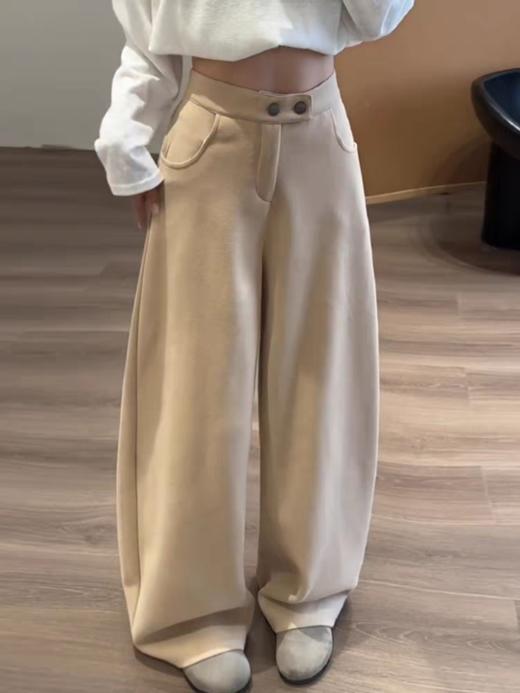 <曾小咸推荐>  韩系弯刀阔腿裤 日常159/件 商品图3