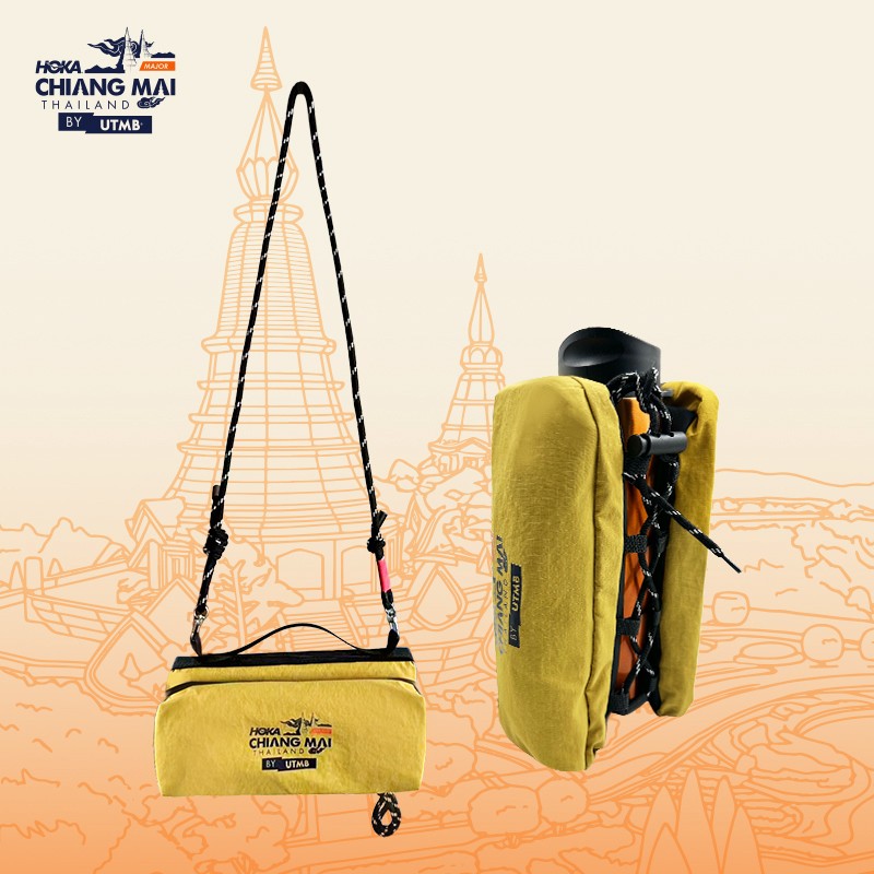 泰国清迈by UTMB®限定版水壶斜挎包男女通用户外跑步运动便捷水壶包（有赠品）