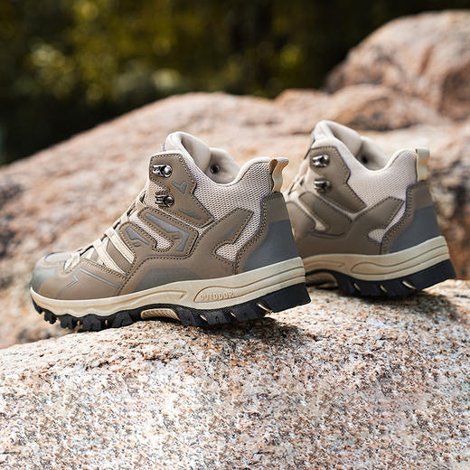 【高弹缓震 舒适包裹】顺驰户外高帮休闲鞋 立体抓地齿纹 轻盈材质  优选 商品图5