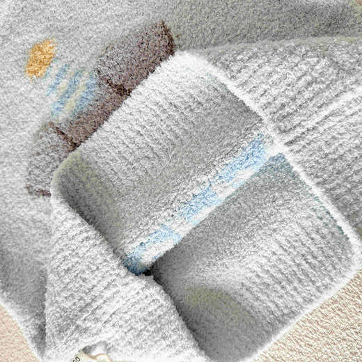 蕾蒂巴蒂【亲子款】BR乖乖狗冬款加厚半边绒儿童亲子装家居服 宝宝套头睡衣套装 保暖幼童大人大童男女童装 商品图3