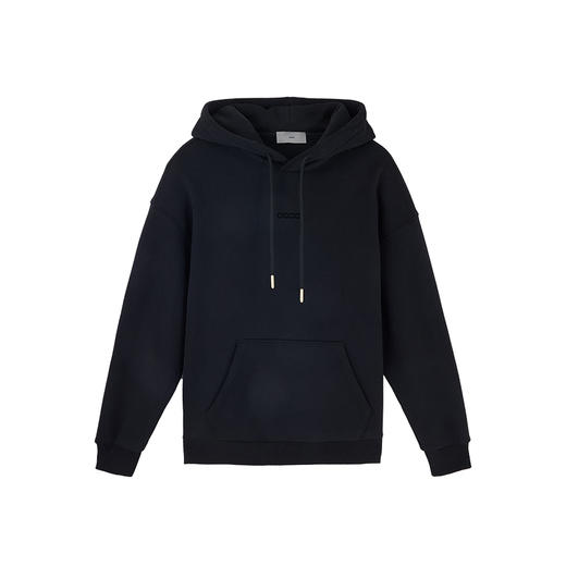 徐太浪【学院风 抽绳连帽】加绒卫衣男秋冬新款休闲运动帽衫外套 商品图4