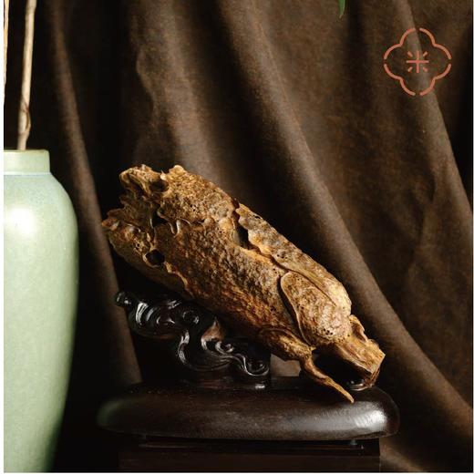 米马杂货 沉香木雕件 文玩清供 布袋和尚弥勒佛  乡间小筑 商品图4