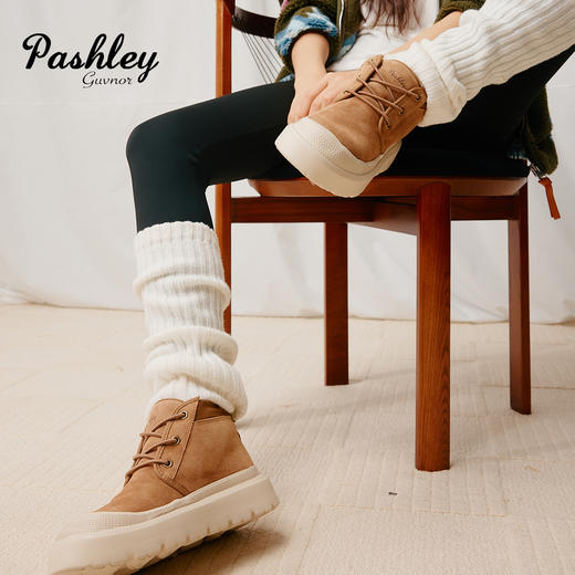 【梅花出品】帕奢利女士系带包头鞋HZ0060 商品图0