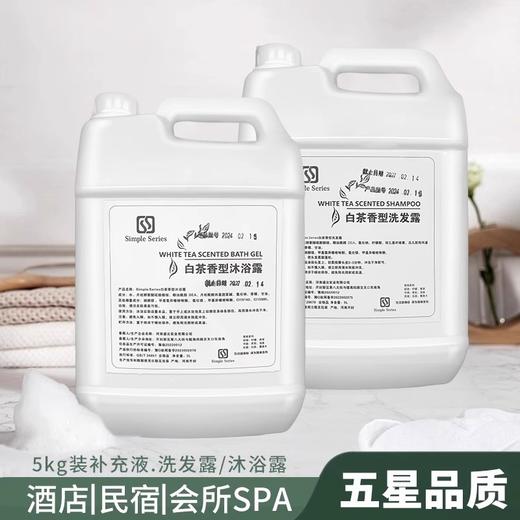 酒店宾馆民宿专用大桶洗发水沐浴露理发店浴场散装洗发补充液批发 商品图1