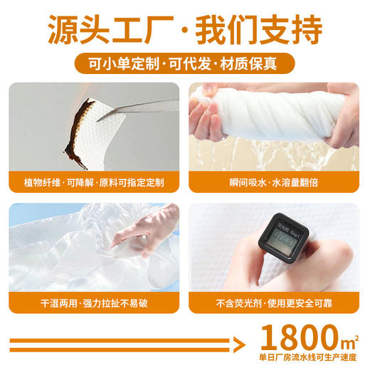 酒店出差旅游沐浴洗澡棉柔一次性浴巾加厚灭菌加大便携单独包装 商品图3
