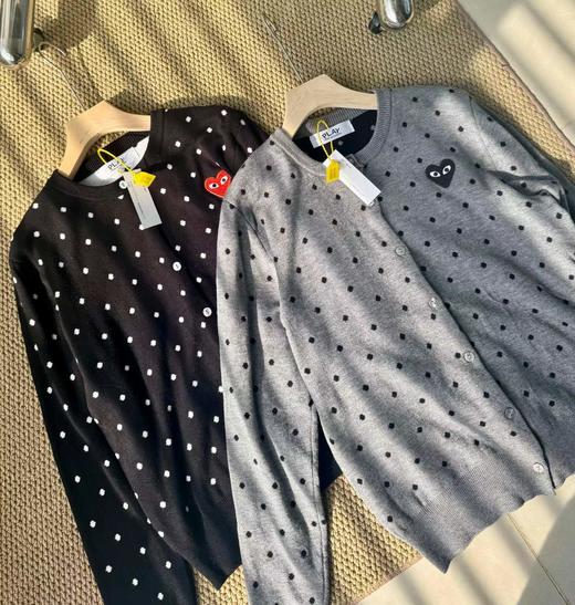 D120207韩系慵懒感立体波点针织开衫外套女款 商品图11