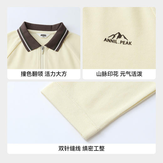 男童翻领长袖针织衫春季新款安奈儿童装EB611559 商品图4