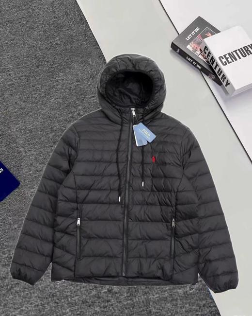 D120208冬季新品轻薄款连帽小标羽绒服外套男女同款 商品图11