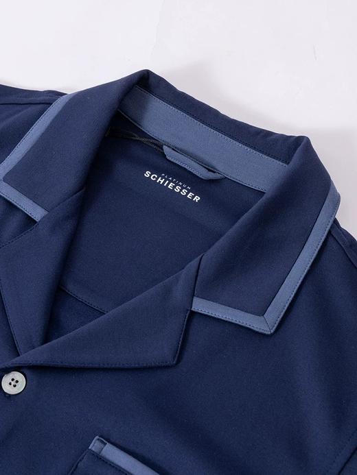 【蚕丝羊绒】SCHIESSER德国舒雅铂雅男士合成面料柔软经典家居品质套装99/23561H 商品图3