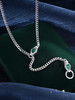 子佩集S925银【绿眼灵蛇】套链【FYL-1132】纯银时尚项链2412 商品缩略图0
