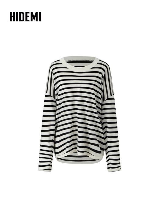 HIDEMI 咖啡进口美利奴羊毛基础款简约柔软圆领打底衫 商品图4