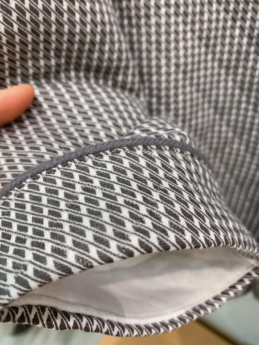 松植屋男女情侣款《杉树》纯色简约设计翻领三层空气棉加厚夹棉睡衣家居服套装 商品图7