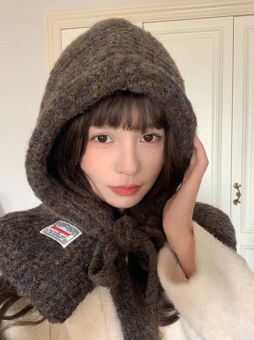 <曾小咸推荐>  韩版帽子围巾一体巴拉克拉法帽 日常88/件 活动59.99/件！！【预售款，预计3-15天发货】 商品图2