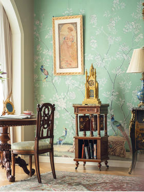 独角鹿西洋古董19世纪末法国出品路易十六风格大理石面音乐柜