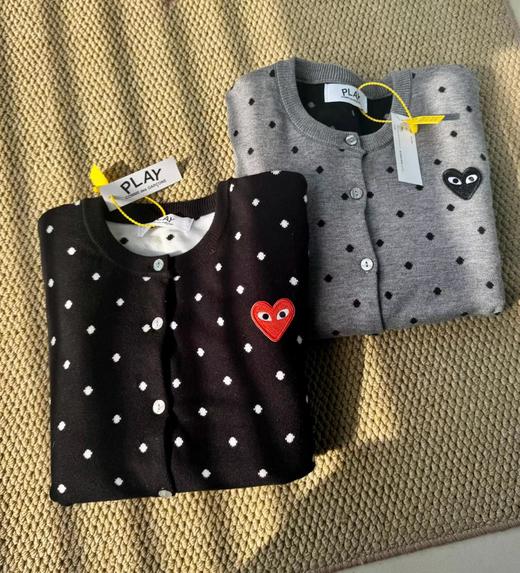 D120207韩系慵懒感立体波点针织开衫外套女款 商品图8