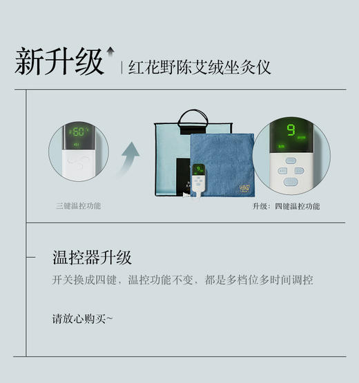 羽心堂 红花野陈艾绒坐灸仪 商品图4