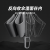 【全自动一秒开合 一甩即干】左都环扣全自动反向雨伞Z211 磨砂手柄 加宽魔术带 双线缝合工艺 便携开挂 商品缩略图9