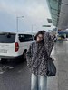 D120206复古街头感毛绒豹纹拉链外套男女同款 商品缩略图4