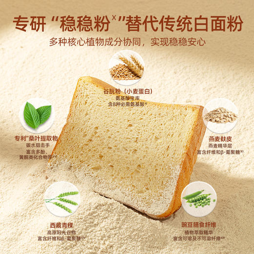 【糖友饱饱】稳定糖值放心吃的原味面包 商品图3