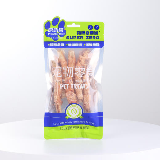 原始兽烘干零食袋装 磨牙零食 鸭肉鳗鱼骨 无添加肉干 线下门店+美团可售 商品图3