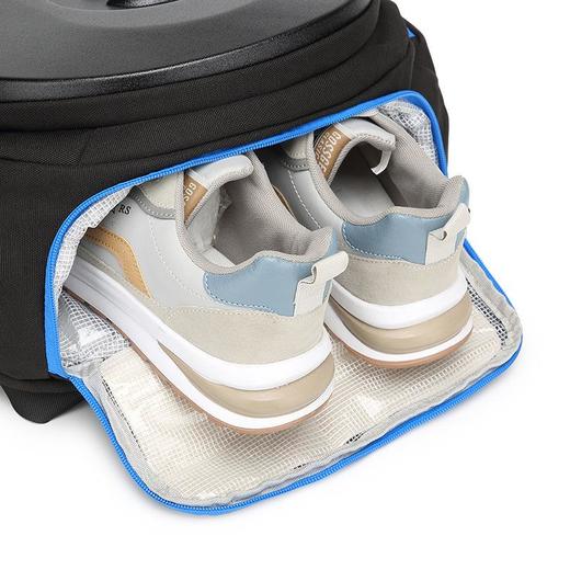 SANXDI网球拍包硬壳隔热仓羽毛球双肩包男女款大容量鞋仓运动背包 商品图2