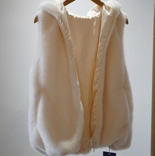 ORIGNAL&CO欧貂绒连帽马甲/大衣 高级老钱风 LP同款 商品图10