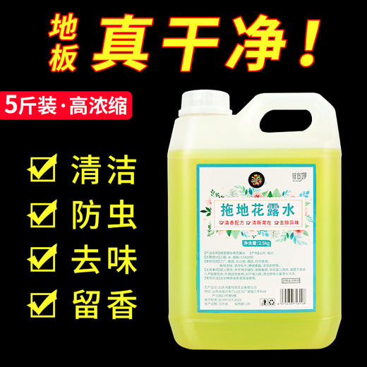 大桶地板清洁剂去污除垢地板清洁液瓷砖增亮地板清洗剂花露水批发 商品图2