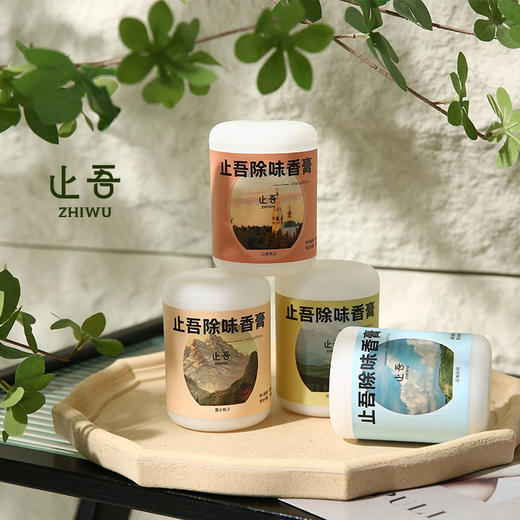 【止吾除味香膏】 胖东来同款除味神器  自然植萃香气 车载香膏 商品图0