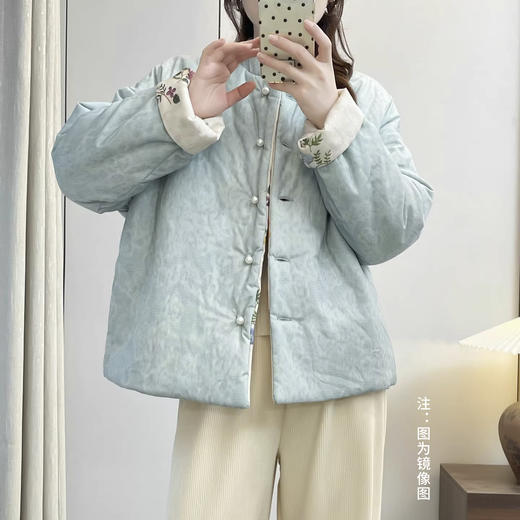 裁缝学苑AS604新中式盘扣双面穿棉服纸样棉袄女装棉衣打版裁剪图纸 商品图1