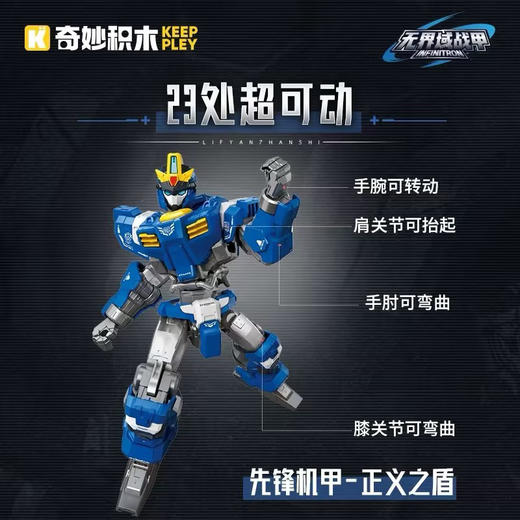 英雄机甲即刻出战正义之盾变形机甲-纪念日百货门店同款168045675 商品图3