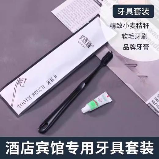 草珊瑚石头纸酒店一次性牙具丽枫牙刷梳子浴帽护理包宾馆民宿用批 商品图1