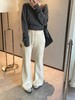D120236云感微喇裤女2025冬季新款慵懒感休闲长裤 商品缩略图1