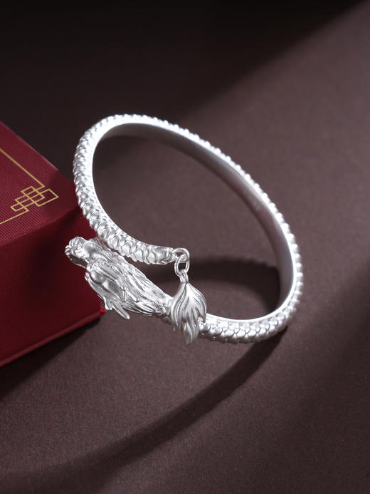 子佩集S999银【秀骨龙姿】手镯【WZ218】纯银2412 商品图0