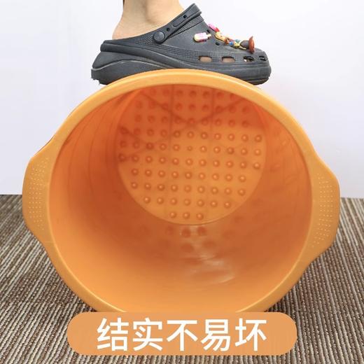 高桶牛筋泡脚桶耐摔加厚塑料足浴盆洗脚盆家用加高过小腿足浴店 商品图1
