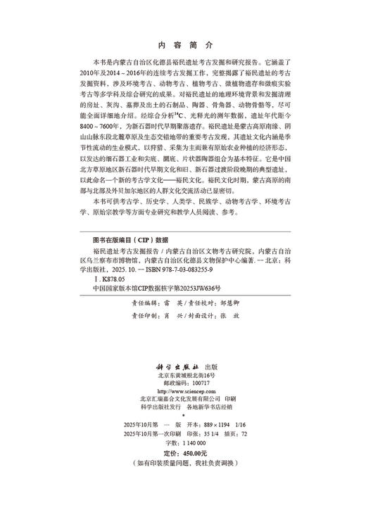 裕民遗址考古发掘报告 商品图2