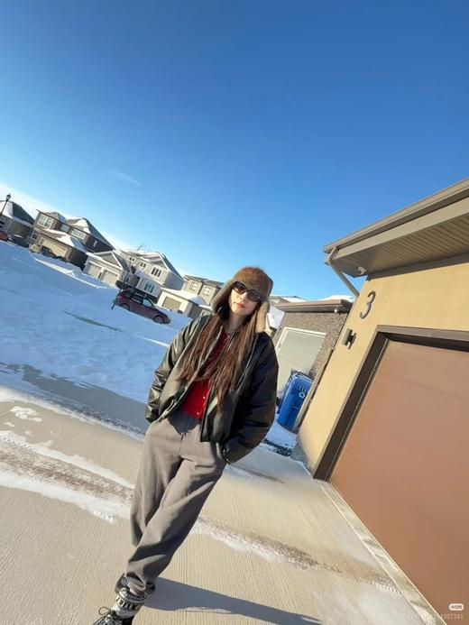 D120214邓紫棋同款2025秋冬蛋白皮棉服男女同款面包服 商品图13