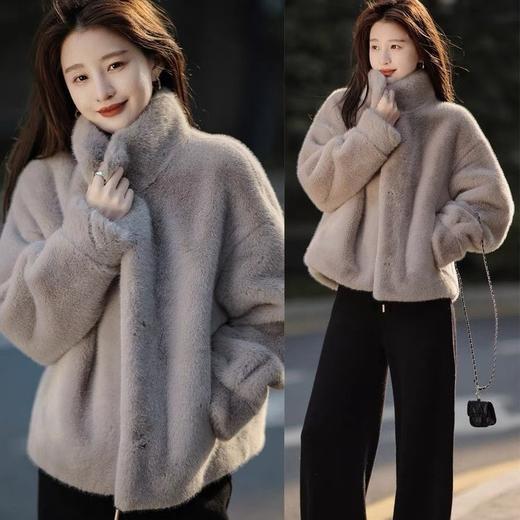 ORIGNAL&CO欧貂绒连帽马甲/大衣 高级老钱风 LP同款 商品图0