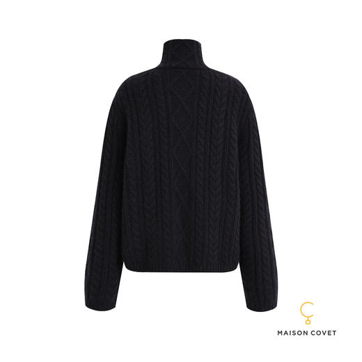 MAISON COVET 纯山羊绒绞花上衣 商品图5