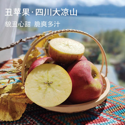 【大凉山丑苹果】 冰糖心爆甜 原滋原味 天然健康水果 5-8斤装 商品图2