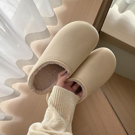 it hut 鞋面防水 勃肯棉拖鞋 保暖不闷脚 鞋底柔软 3色可选 商品图2